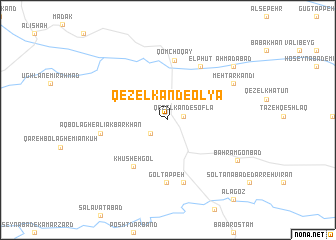 map of Qezel Kand-e ‘Olyā