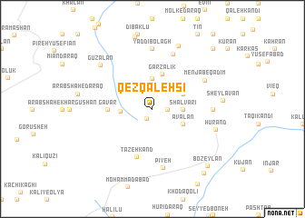 map of Qez Qal‘ehsī