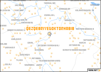 map of Qez Qebrī-ye Doktor Ḩabīb