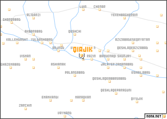 map of Qīājīk