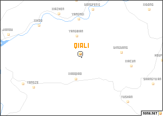 map of Qiali