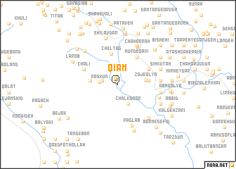 map of Qīām