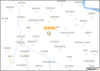 map of Qian\