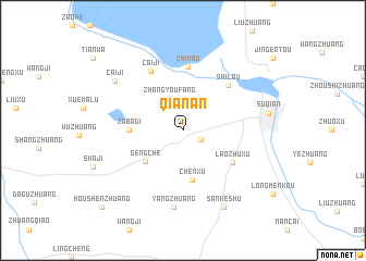 map of Qian\