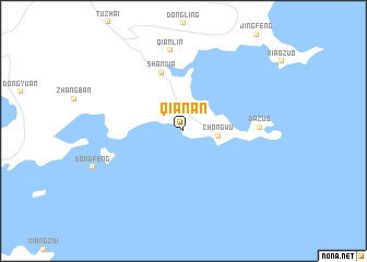 map of Qian\