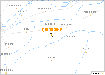 map of Qianbaihe