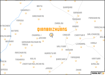 map of Qianbaizhuang