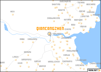 map of Qiancangzhen