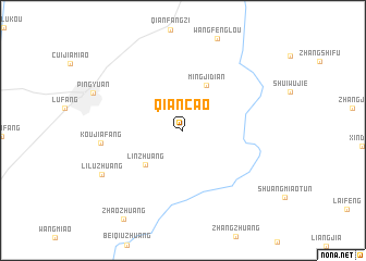 map of Qiancao