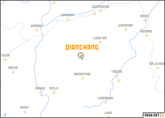 map of Qianchang