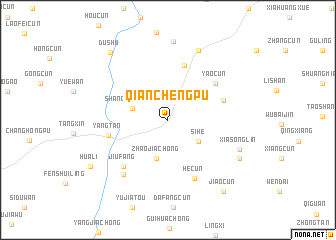 map of Qianchengpu