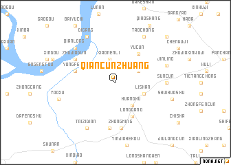 map of Qiancunzhuang