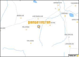 map of Qiandayingtan