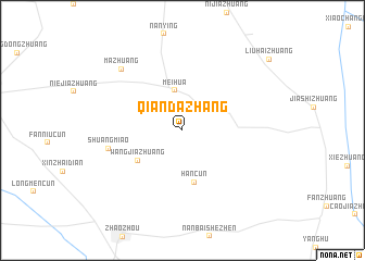 map of Qiandazhang