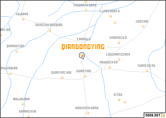 map of Qiandongying