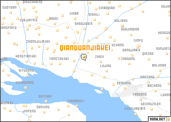 map of Qianduanjiawei