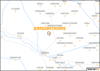 map of Qianduanzhuang