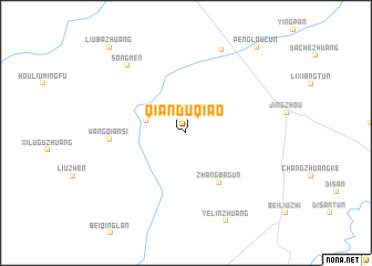 map of Qianduqiao