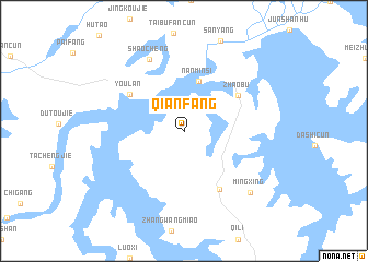 map of Qianfang