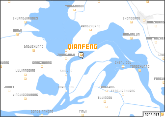 map of Qianfeng
