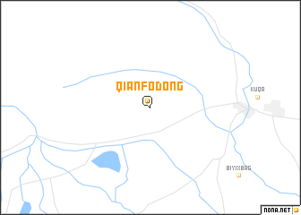 map of Qianfodong