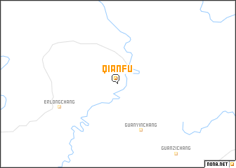 map of Qianfu