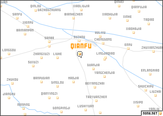 map of Qianfu
