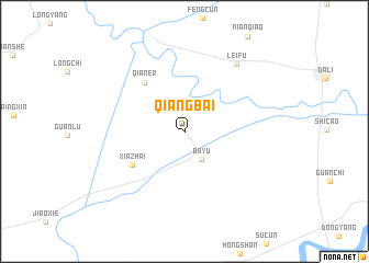 map of Qiangbai