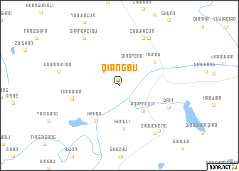 map of Qiangbu
