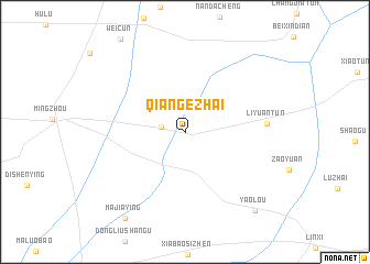 map of Qiangezhai