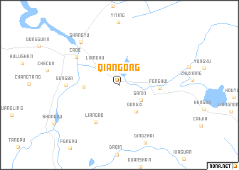 map of Qiangong