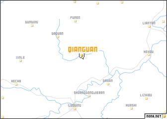 map of Qianguan