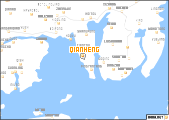map of Qianheng