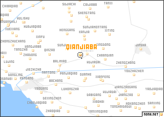 map of Qianjiaba