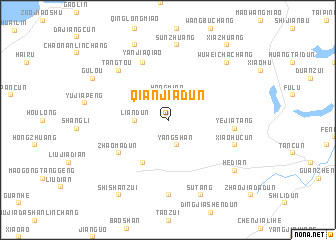 map of Qianjiadun