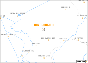 map of Qianjiagou