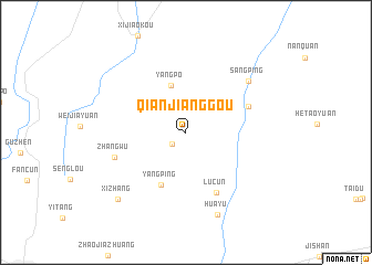 map of Qianjianggou