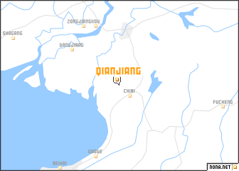 map of Qianjiang