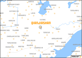 map of Qianjiashan