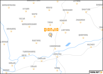 map of Qianjia