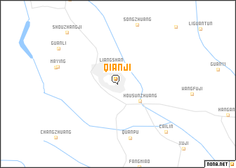 map of Qianji