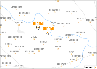 map of Qianji