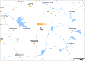 map of Qianji