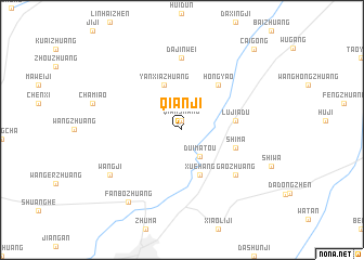 map of Qianji