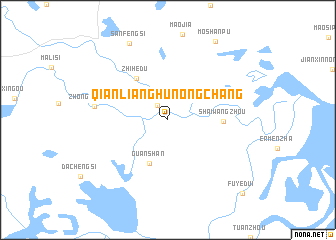 map of Qianlianghunongchang