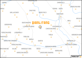 map of Qianlitang