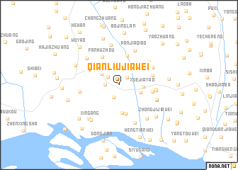 map of Qianliujiawei