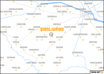 map of Qianliumiao