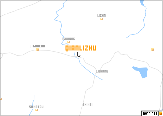 map of Qianlizhu