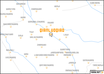 map of Qianluoqiao